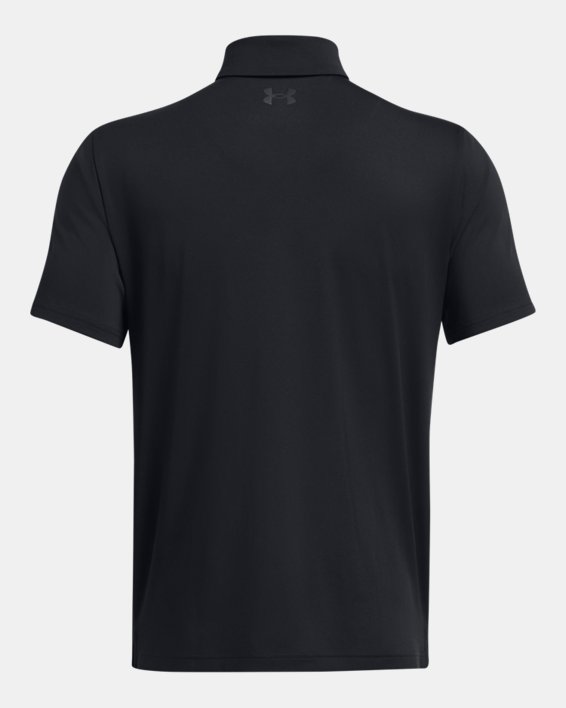 Men's UA Playoff 3.0 Fitted Polo in Black image number 3